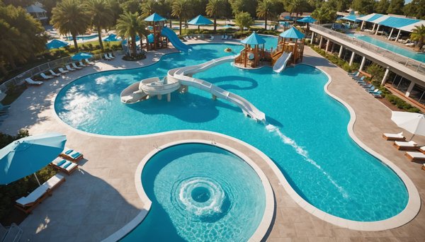 Plus d'informations sur l'espace piscine et le parc aquatique